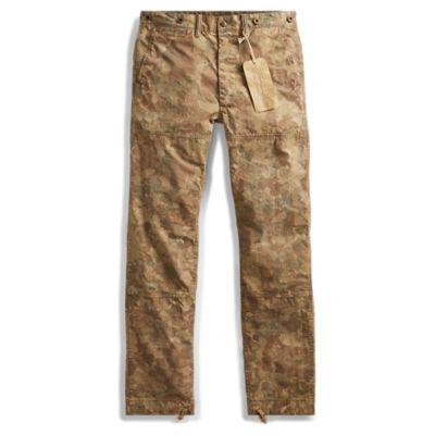 Ralph Lauren Slim Camo Cotton-blend Pant Sand
