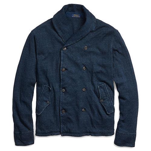 Polo Ralph Lauren Indigo Cotton-linen Cardigan Dark Indigo