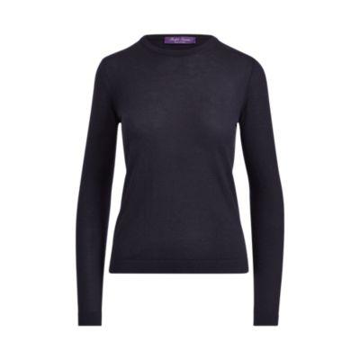 Ralph Lauren Cashmere Crewneck Sweater Night Blue