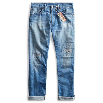 Ralph Lauren Low Straight Selvedge Jean Bisbee Wash
