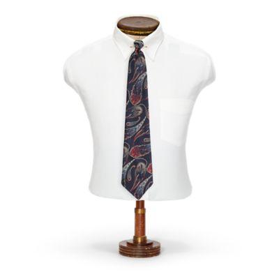 Ralph Lauren Handmade Silk Jacquard Tie Navy/blue/cream/red