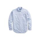 Ralph Lauren Classic Fit Plaid Oxford Shirt Multi Blue/white 1x Big