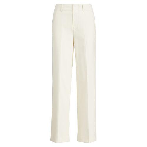 Polo Ralph Lauren Wool Crepe Straight Pant Cream