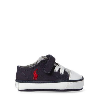 Ralph Lauren Koni Canvas Low-top Sneaker Navy Canvas 0 (0-6 Wks)