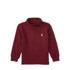 Ralph Lauren Cotton Interlock Turtleneck Classic Wine 3m