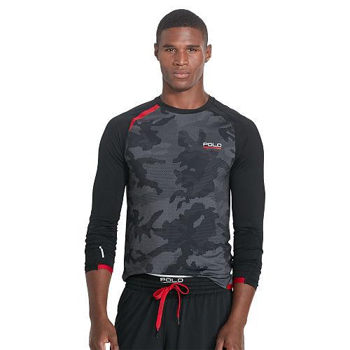 Ralph Lauren Polo Sport Jersey Compression T-shirt Reflective Dot Camo