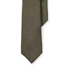Ralph Lauren Nailhead-print Silk Narrow Tie Olive