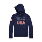 Ralph Lauren Team Usa Cotton Hooded T-shirt French Navy