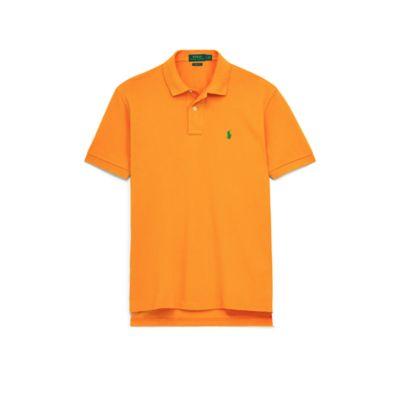 Ralph Lauren Classic Fit Cotton Mesh Polo Shocking Orange