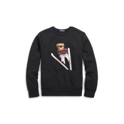 Ralph Lauren Polo Bear Crewneck Sweatshirt Polo Black