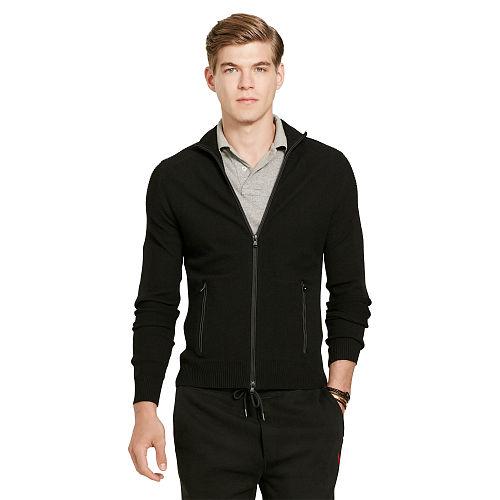 Polo Ralph Lauren Stretch Merino Sweater Polo Black