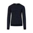 Ralph Lauren Striped Cotton-blend Sweater Navy/cream