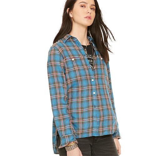 Ralph Lauren Denim & Supply Plaid Utility Shirt Palmer Plaid