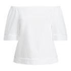 Ralph Lauren Lauren Woman Cotton Off-the-shoulder Top