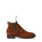 Ralph Lauren Suede Chelsea Boot Brown