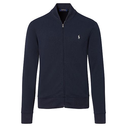 Polo Ralph Lauren Double-knit Bomber Jacket Aviator Navy