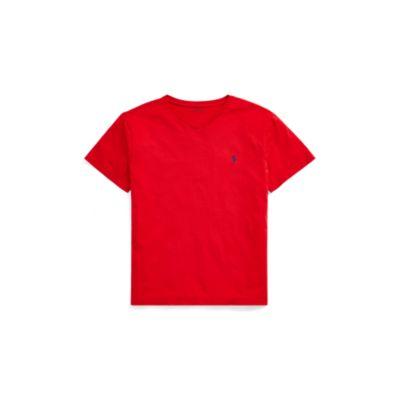 Ralph Lauren Classic Fit V-neck T-shirt Rl2000 Red 4x Big