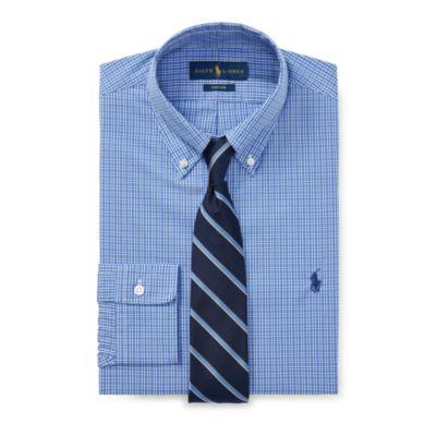 Ralph Lauren Classic Fit Easy Care Shirt 1902b Wild Blue/teal