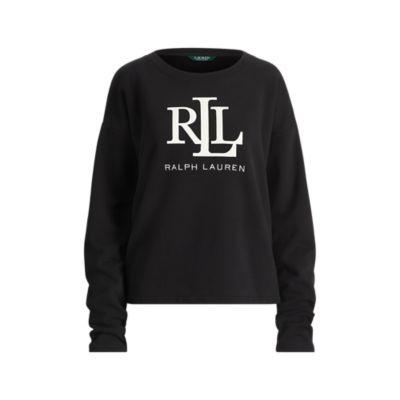 Ralph Lauren French Terry Logo T-shirt Polo Black