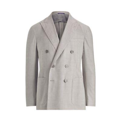 Ralph Lauren Houndstooth Twill Sport Coat Grey And Cream