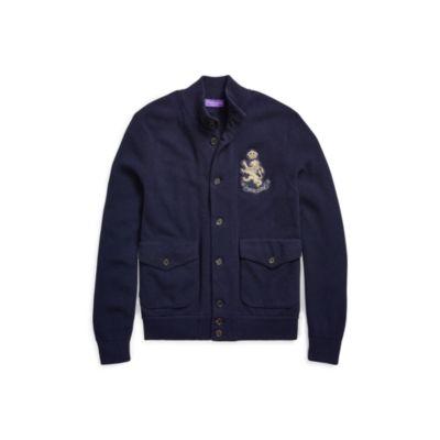 Ralph Lauren Merino-cashmere Skeet Cardigan Classic Chairman Navy