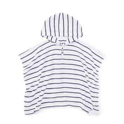 Ralph Lauren Striped Cotton Cover-up White/navy 9m