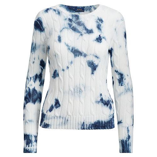 Polo Ralph Lauren Tie-dye Cable-knit Sweater