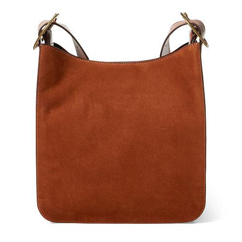 Polo Ralph Lauren Nubuck Leather Messenger Bag