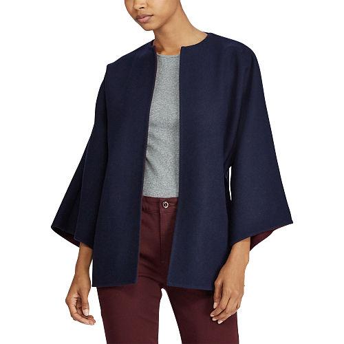 Ralph Lauren Lauren Merino Wool Open-front Jacket