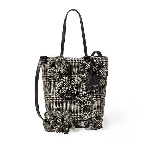 Ralph Lauren Houndstooth Mini Modern Tote