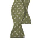 Ralph Lauren Neat Linen Bow Tie Green