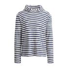 Ralph Lauren Striped Cotton Hooded Tee Sea Spray Stripe