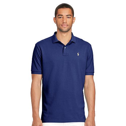 Polo Ralph Lauren Classic Weathered Mesh Polo Yale Blue