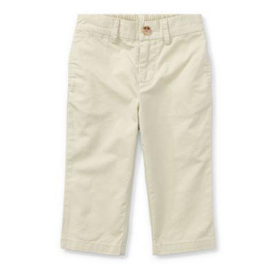 Ralph Lauren Flat-front Cotton Chino Tan 18m