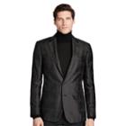 Polo Ralph Lauren Connery Plaid Silk Sport Coat Black