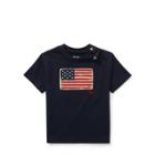 Ralph Lauren Flag Cotton Jersey T-shirt Hunter Navy 3m