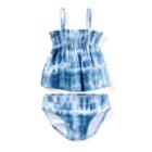 Ralph Lauren Tie-dye Two-piece Swimsuit Capri Blue Multi 12m