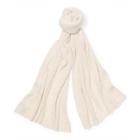 Ralph Lauren Rib-knit Wool-blend Scarf Sandpiper Hthr