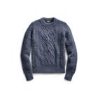 Ralph Lauren Merino Wool Crewneck Sweater Steel Blue