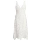 Ralph Lauren Lauren Lace Midi Dress White