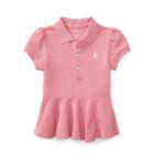 Ralph Lauren Cotton Mesh Polo Shirt Rugby Pink 3m