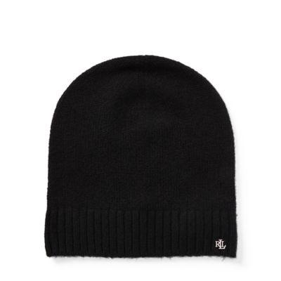 Ralph Lauren Lrl Monogram Beanie Black