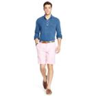Ralph Lauren Classic-fit Chambray Short Pink/white Solid
