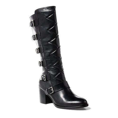Ralph Lauren Lauren Georgianne Leather Boot Black