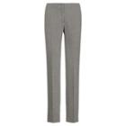 Ralph Lauren Simone Houndstooth Wool Pant Black/cream