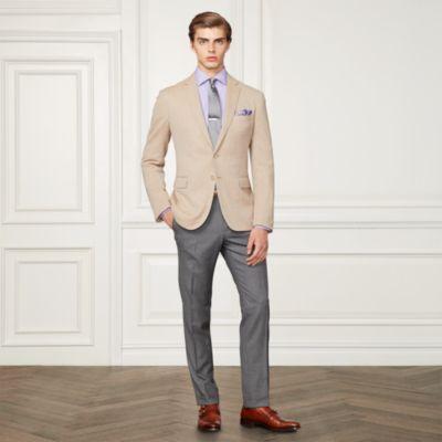 Ralph Lauren Wool Twill Pant Medium Grey
