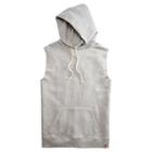 Ralph Lauren Denim & Supply Cotton Sleeveless Hoodie Water Mill Heather