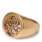 Ralph Lauren Gold-plated Signet Ring