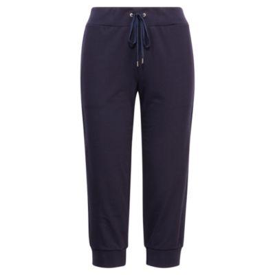 Ralph Lauren Cropped Cotton Sweatpant Rl Navy