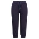 Ralph Lauren Cropped Cotton Sweatpant Rl Navy